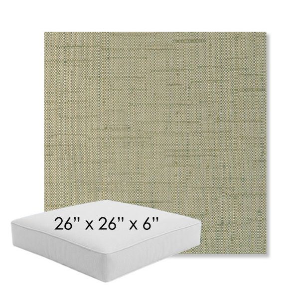 Picture of Willa Moss | 26" x 26" x 6" Square Outdoor Cushion - Sunbrella© Fabric