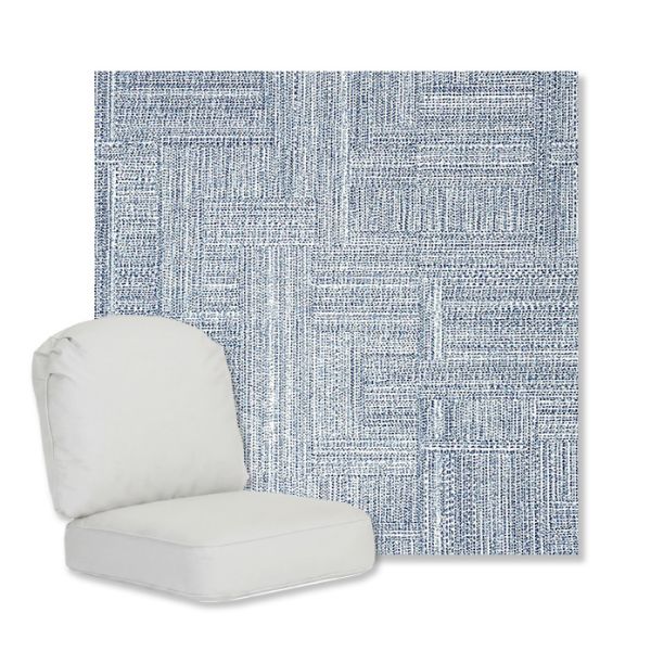Picture of Boro Indigo | Gensun Replacement Cushions | Standard Chair