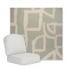Picture of Brushstroke Duckegg | Gensun Replacement Cushions | Standard Chair