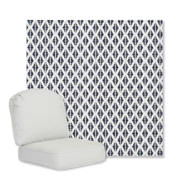 Picture of Detail Navy | Gensun Replacement Cushions | Standard Chair