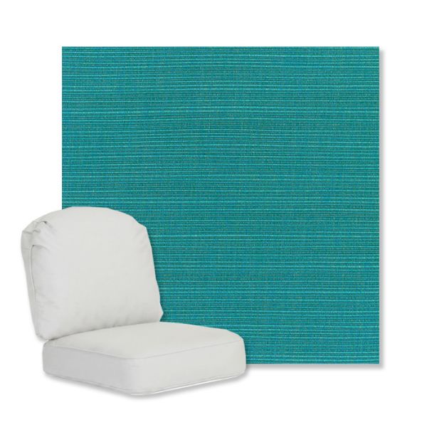 Picture of Dupione Deep Sea | Gensun Replacement Cushions | Standard Chair