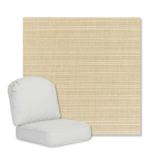 Picture of Dupione Sand | Gensun Replacement Cushions | Standard Chair