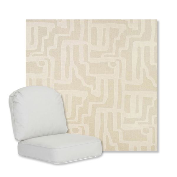 Picture of Escher Alabaster | Gensun Replacement Cushions | Standard Chair