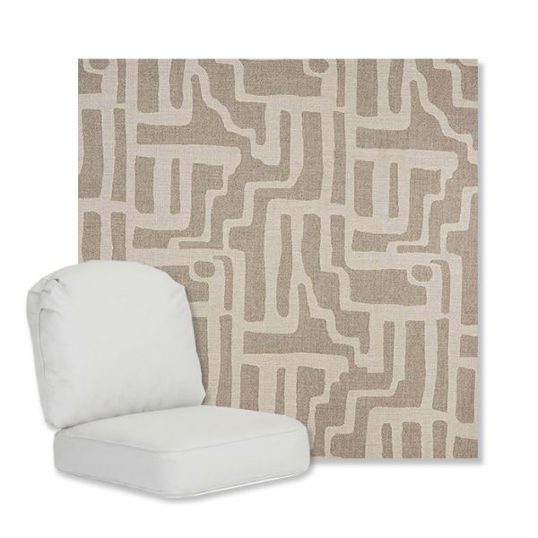 Picture of Escher Greige | Gensun Replacement Cushions | Standard Chair
