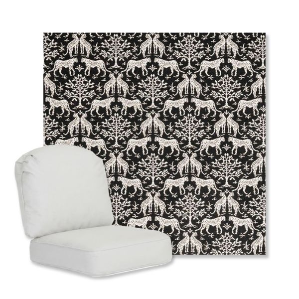 Picture of Jaipur Frame Onyx | Gensun Replacement Cushions | Standard Chair