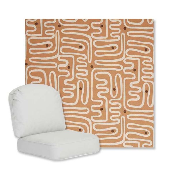 Picture of Nema Peachwood | Gensun Replacement Cushions | Standard Chair