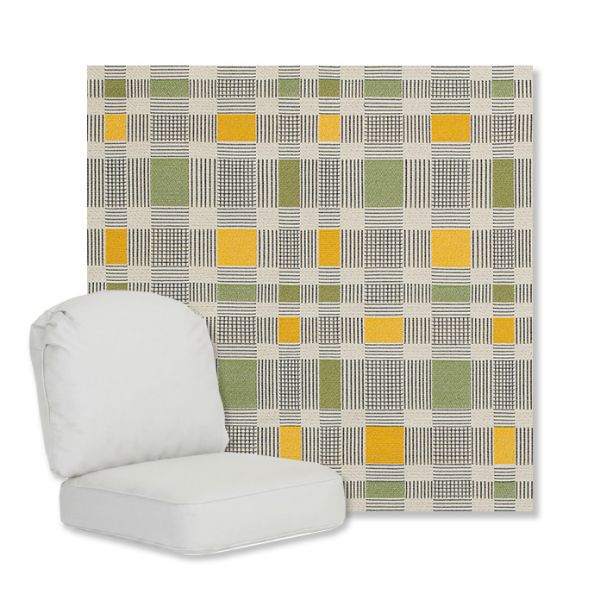 Picture of Rubix Lemon Lime | Gensun Replacement Cushions | Standard Chair