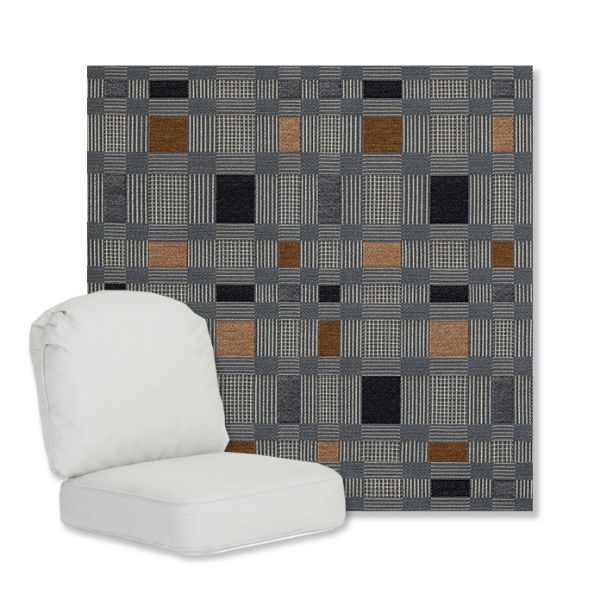 Picture of Rubix Vintage Denim | Gensun Replacement Cushions | Standard Chair
