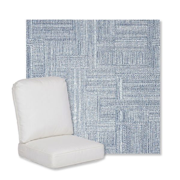 Picture of Boro Indigo | Gensun Replacement Cushions | High Back Chair