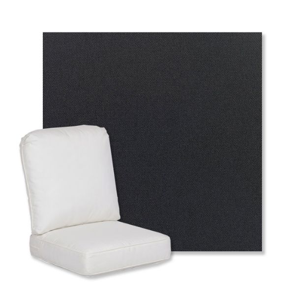 Picture of Canvas Raven Black | Gensun Replacement Cushions | High Back Chair