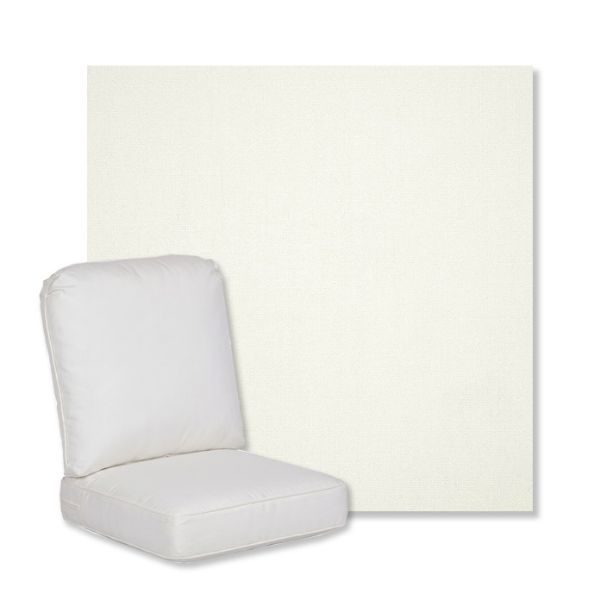 Picture of Canvas White | Gensun Replacement Cushions | High Back Chair