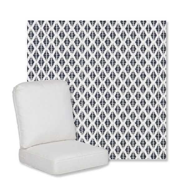 Picture of Detail Navy | Gensun Replacement Cushions | High Back Chair