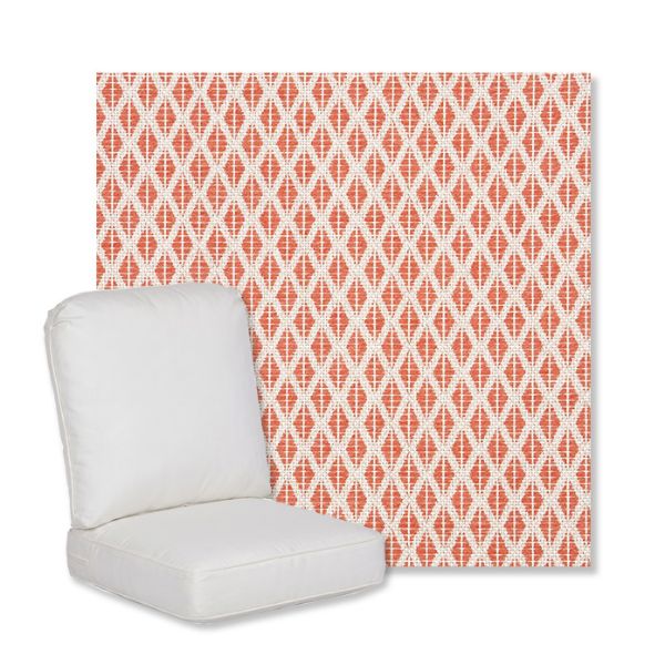 Picture of Detail Persimmon | Gensun Replacement Cushions | High Back Chair