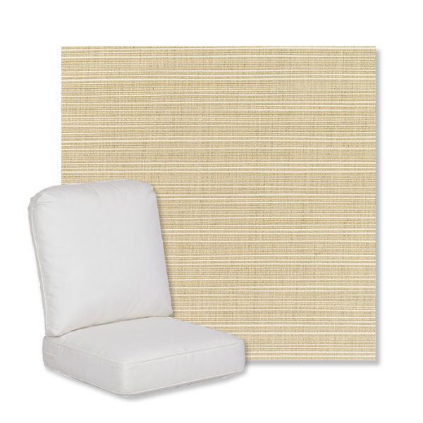 Picture of Dupione Sand | Gensun Replacement Cushions | High Back Chair