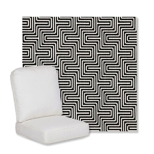 Picture of Figure Onyx | Gensun Replacement Cushions | High Back Chair