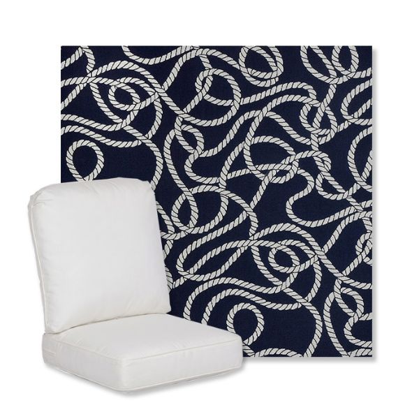 Picture of Maritime Nautical | Gensun Replacement Cushions | High Back Chair