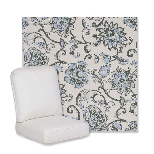 Picture of Martha Floral Periwinkle | Gensun Replacement Cushions | High Back Chair