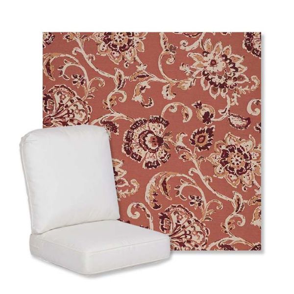 Picture of Martha Floral Rose Vine | Gensun Replacement Cushions | High Back Chair