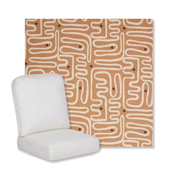 Picture of Nema Peachwood | Gensun Replacement Cushions | High Back Chair