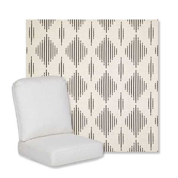 Picture of Spinner Diamond Onyx | Gensun Replacement Cushions | High Back Chair