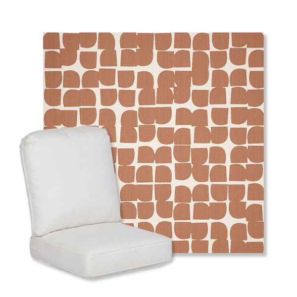 Picture of Toggle Canyon Rose | Gensun Replacement Cushions | High Back Chair