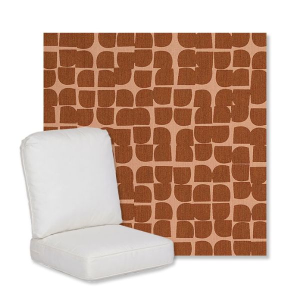 Picture of Toggle Terra Rosa | Gensun Replacement Cushions | High Back Chair