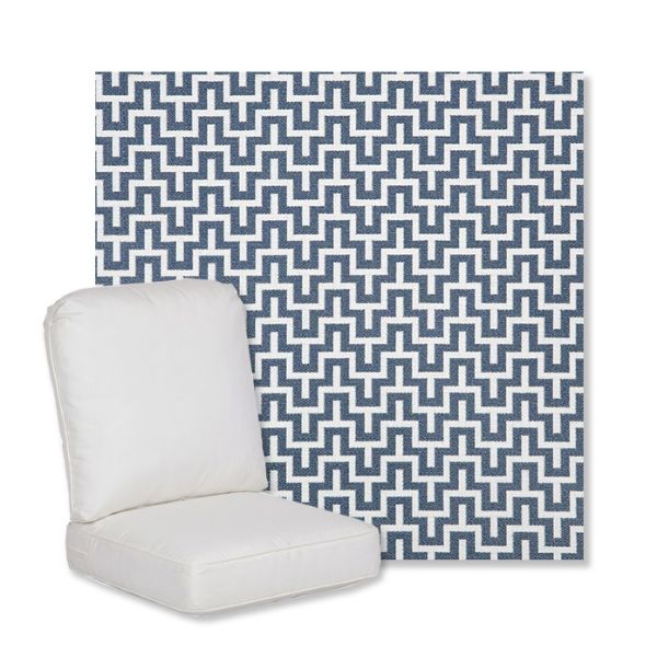 Picture of Underline Denim | Gensun Replacement Cushions | High Back Chair