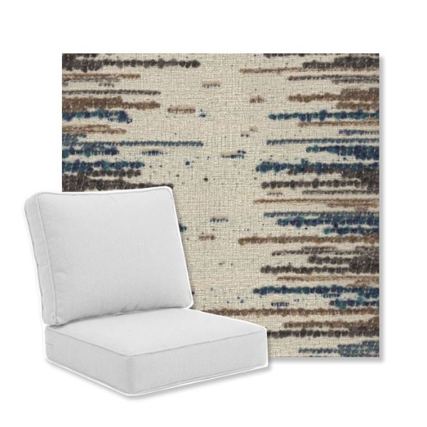 Picture of Grand Tour Blue | Universal Deep Seating Outdoor Cushions SIZE A