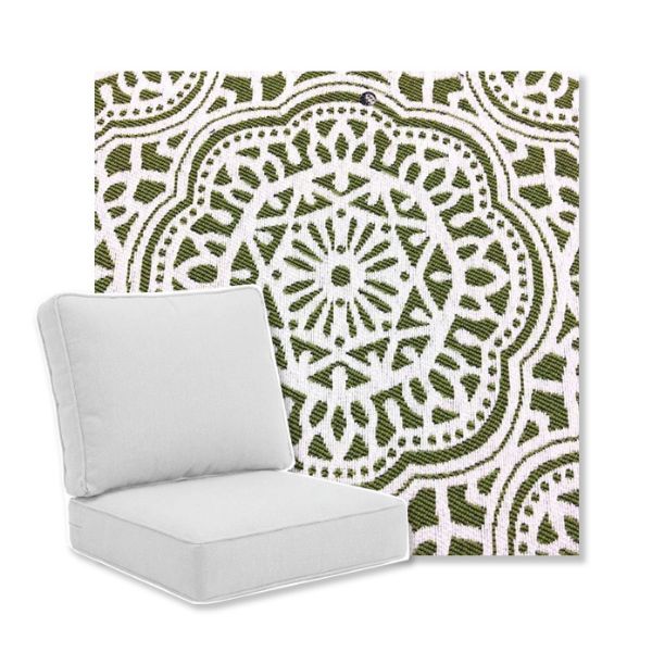 Picture of Gwyneth Green | Universal Deep Seating Outdoor Cushions SIZE A