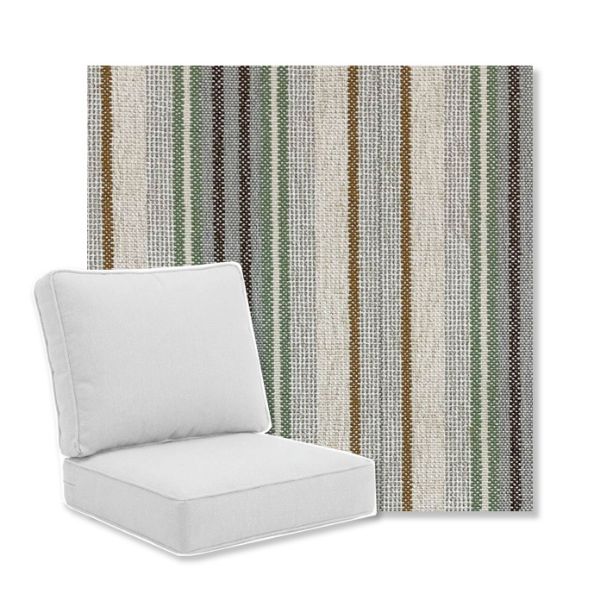 Picture of Jansen Eucalyptus | Universal Deep Seating Outdoor Cushions SIZE A