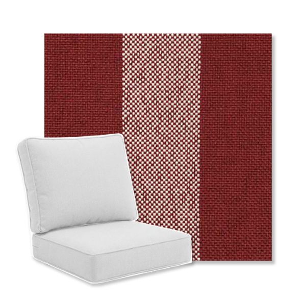 Picture of Nantucket Red | Universal Deep Seating Outdoor Cushions SIZE A