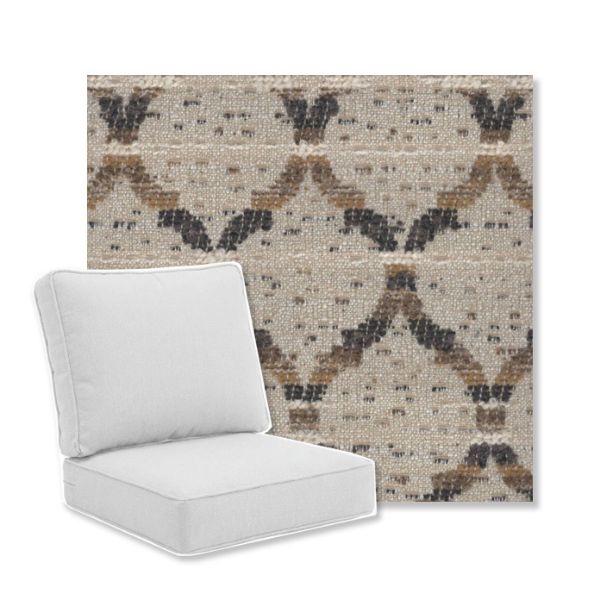Picture of Recess Charcoal | Universal Deep Seating Outdoor Cushions SIZE A