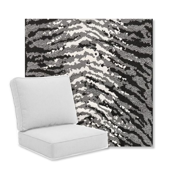 Picture of Tarzan Charcoal | Universal Deep Seating Outdoor Cushions SIZE A