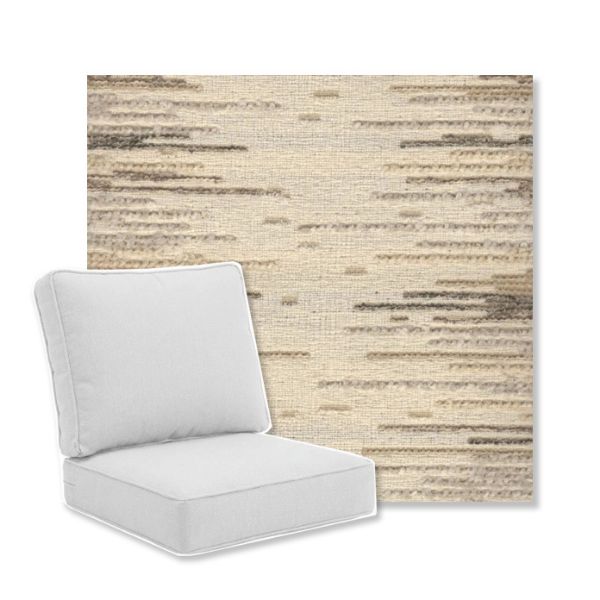 Picture of Grand Tour Natural | Universal Deep Seating Outdoor Cushions SIZE B