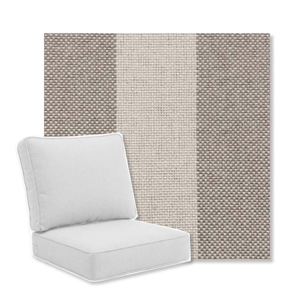 Picture of Nantucket Linen | Universal Deep Seating Outdoor Cushions SIZE B