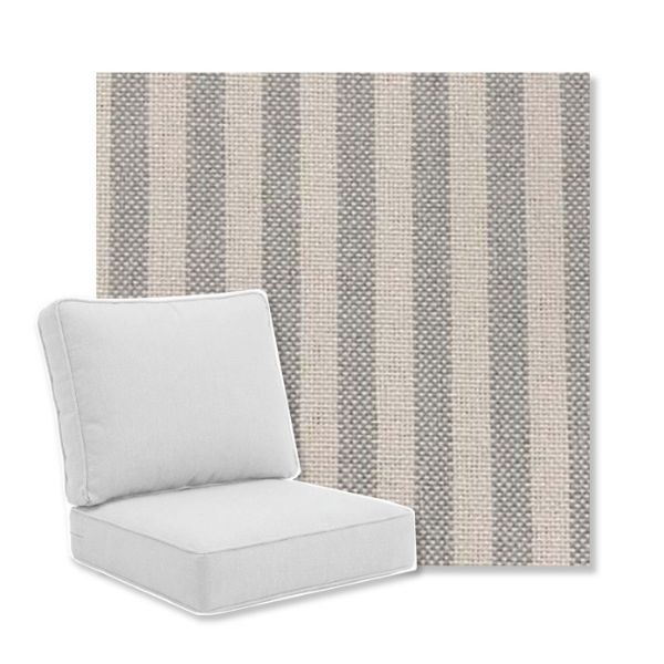 Picture of Sailboat Gray | Universal Deep Seating Outdoor Cushions SIZE B