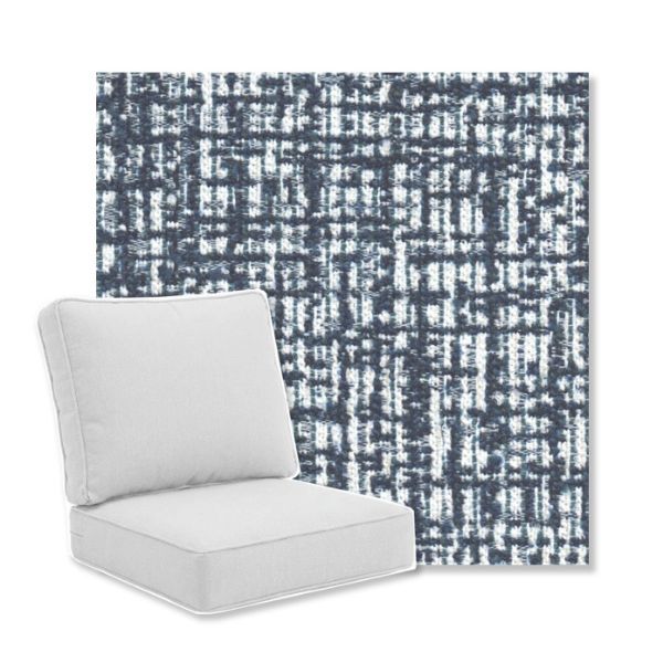 Picture of Sebastian Navy | Universal Deep Seating Outdoor Cushions SIZE B