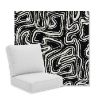 Picture of Squiggle Carbon | Universal Deep Seating Outdoor Cushions SIZE B