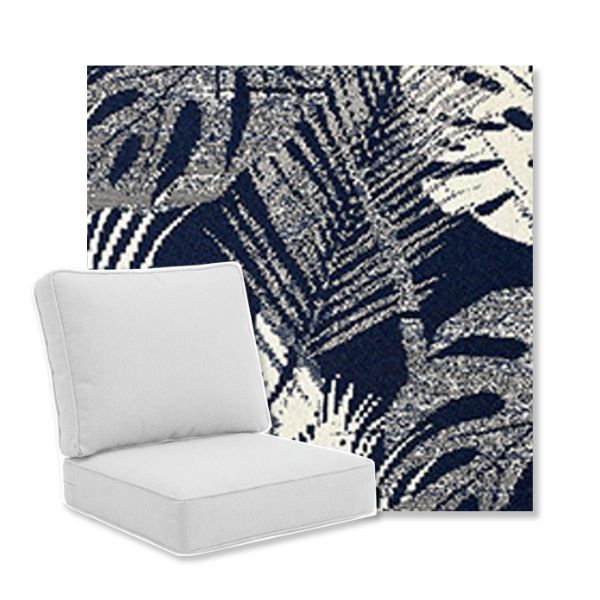Picture of Kauai Navy | Universal Deep Seating Outdoor Cushions SIZE B