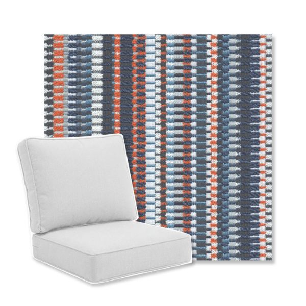 Picture of Pamlico Bay Navy | Universal Deep Seating Outdoor Cushions SIZE B