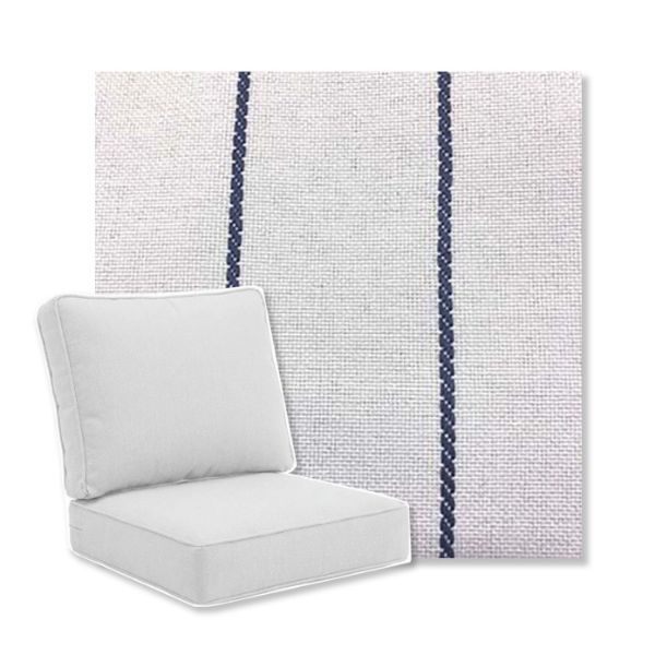 Picture of Pencil Navy | Universal Deep Seating Outdoor Cushions SIZE B
