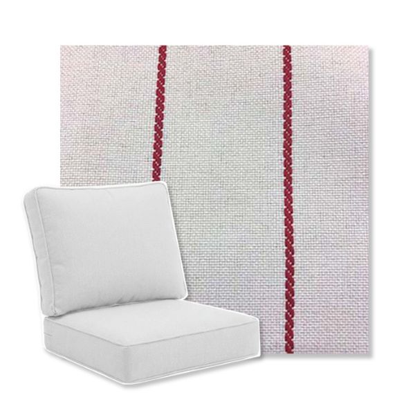 Picture of Pencil Poppy | Universal Deep Seating Outdoor Cushions SIZE B