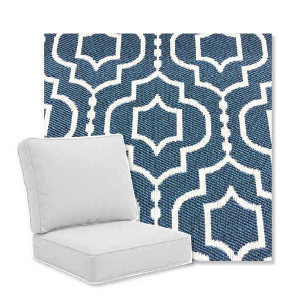 Picture of Tensil Coastal | Universal Deep Seating Outdoor Cushions SIZE B