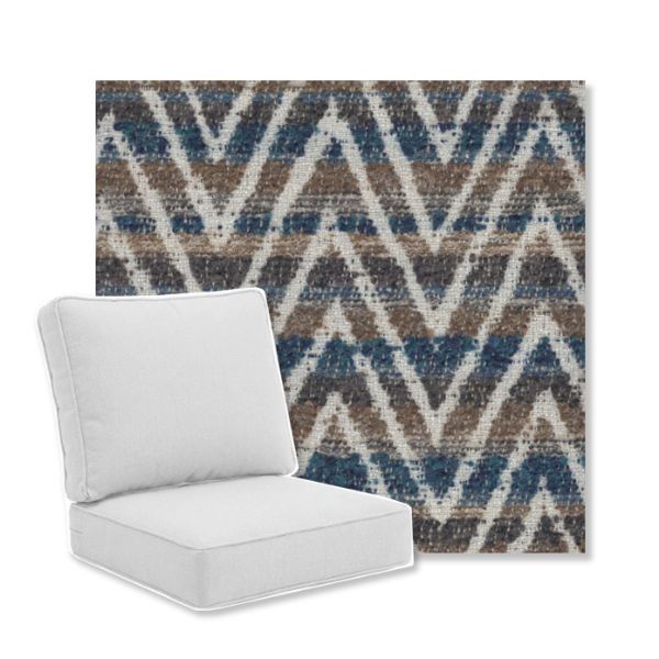 Picture of Vacation Blue | Universal Deep Seating Outdoor Cushions SIZE B