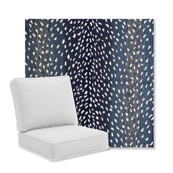 Picture of Island Hopper Dark Navy | Universal Deep Seating Outdoor Cushions SIZE B