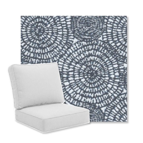 Picture of Lala Land Navy | Universal Deep Seating Outdoor Cushions SIZE B