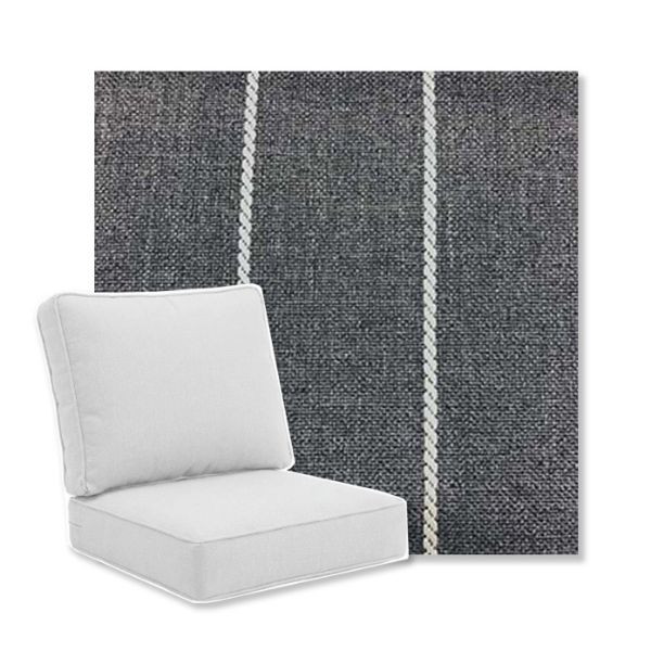 Picture of Pencil Carbon | Universal Deep Seating Outdoor Cushions SIZE B