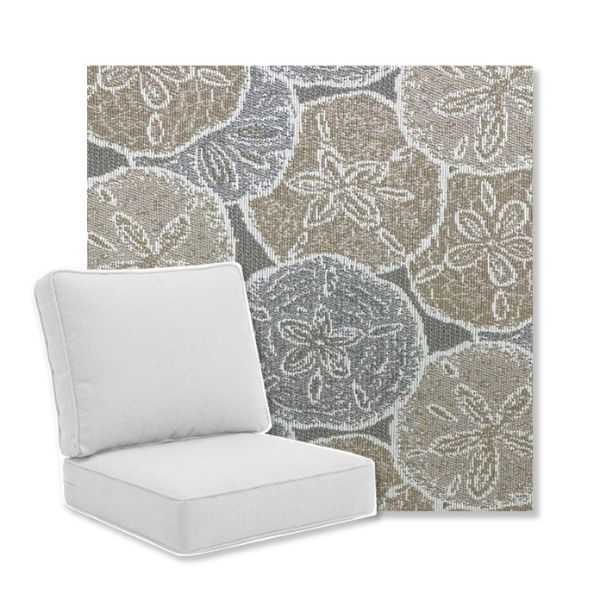 Picture of Sanddollar Natural | Universal Deep Seating Outdoor Cushions SIZE B