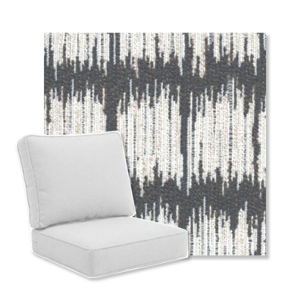 Picture of Sicily Charcoal | Universal Deep Seating Outdoor Cushions SIZE B