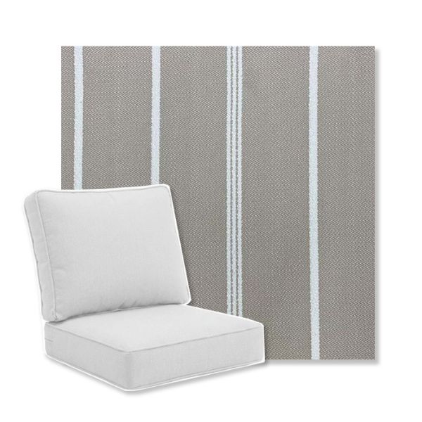 Picture of Starboard Natural | Universal Deep Seating Outdoor Cushions SIZE B